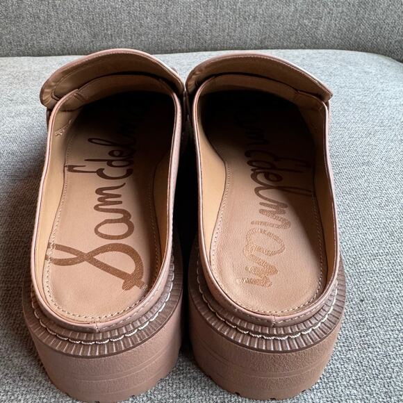 Sam Edelman Women's Lennon Mule Slip -on Plataform Maple Sugar Women's 9.5 - Picture 3 of 11